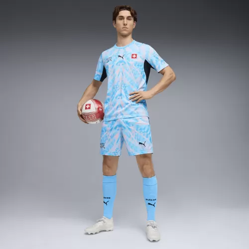 Schweiz Torwart WM Shorts Blau - 2026